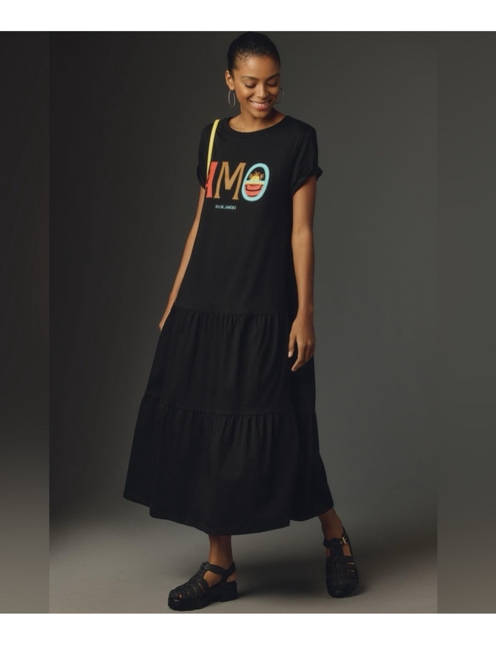Farm Rio “Amo Rio de Janeiro” T-Shirt Dress Sz XL